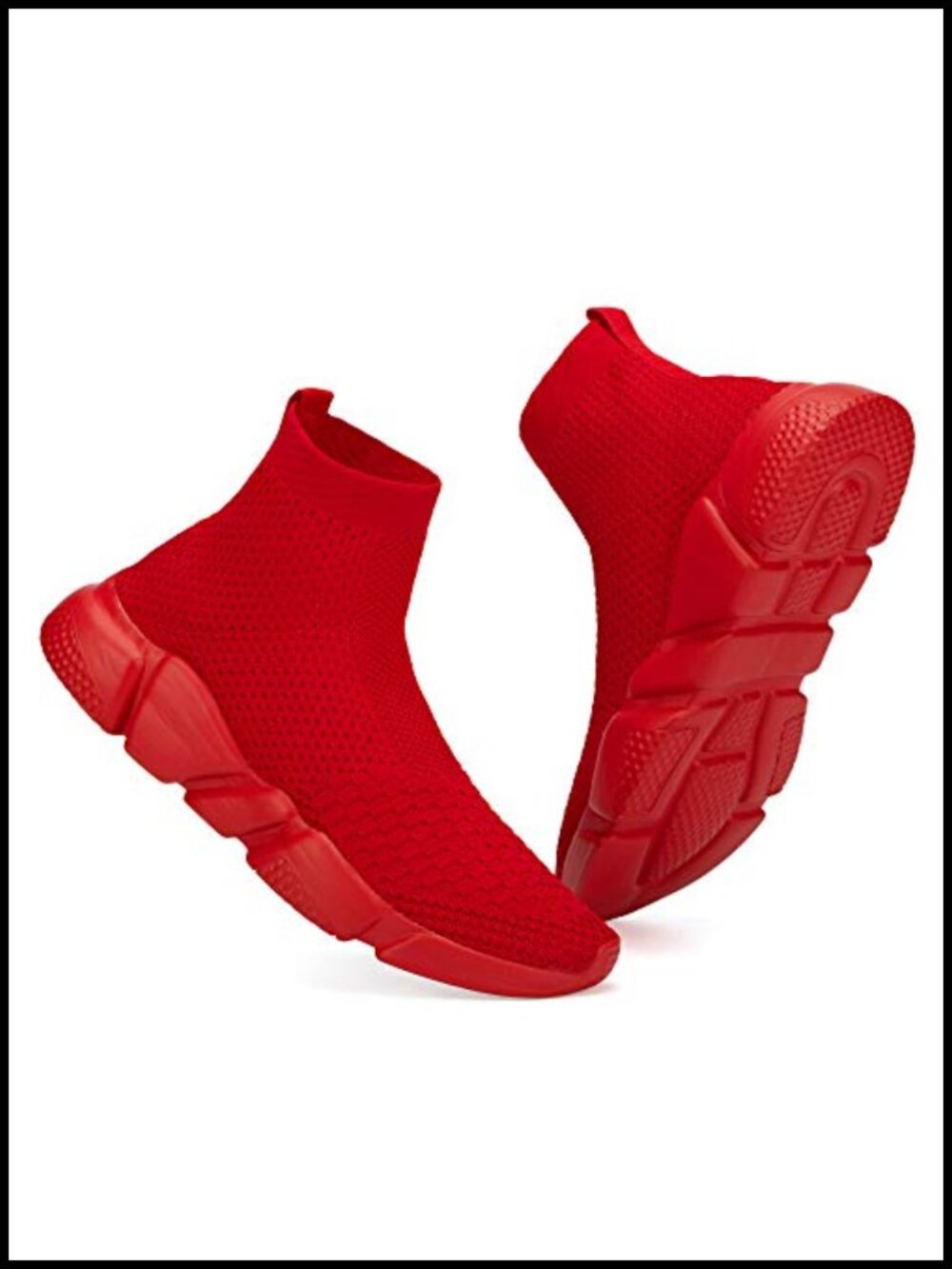 Women's Slip On Running Shoes Lightweight Knit Breathable Athletic Sneakers for